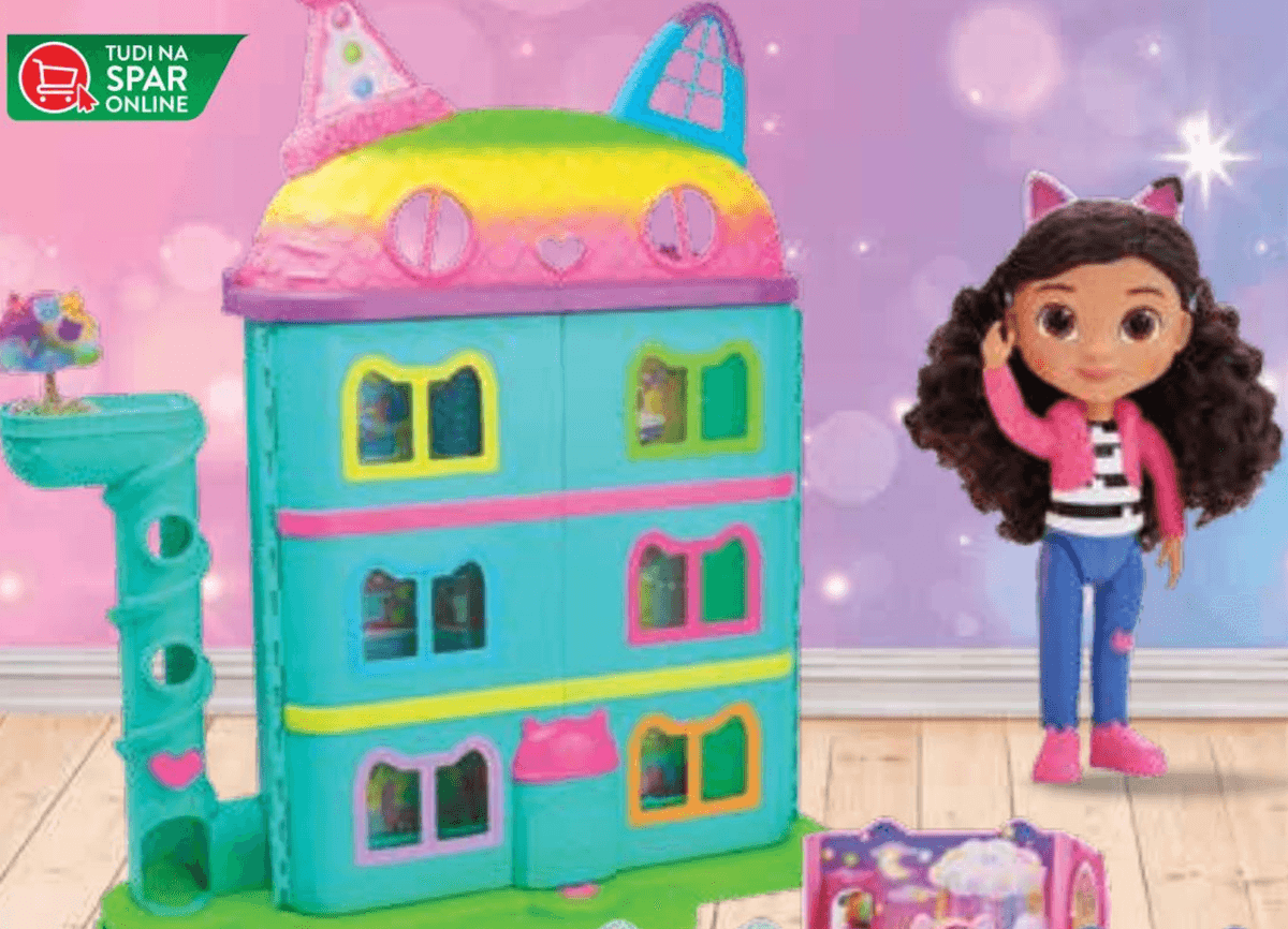 Gabby's Dollhouse punčka DREAMWORKS GABBY'S DOLLHOUSE - Akcija v trgovini Spar