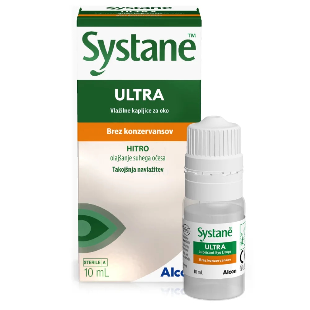 Systane Vlažilne kapljice za oči Ultra 10 ml - Akcija v trgovini E.Leclerc