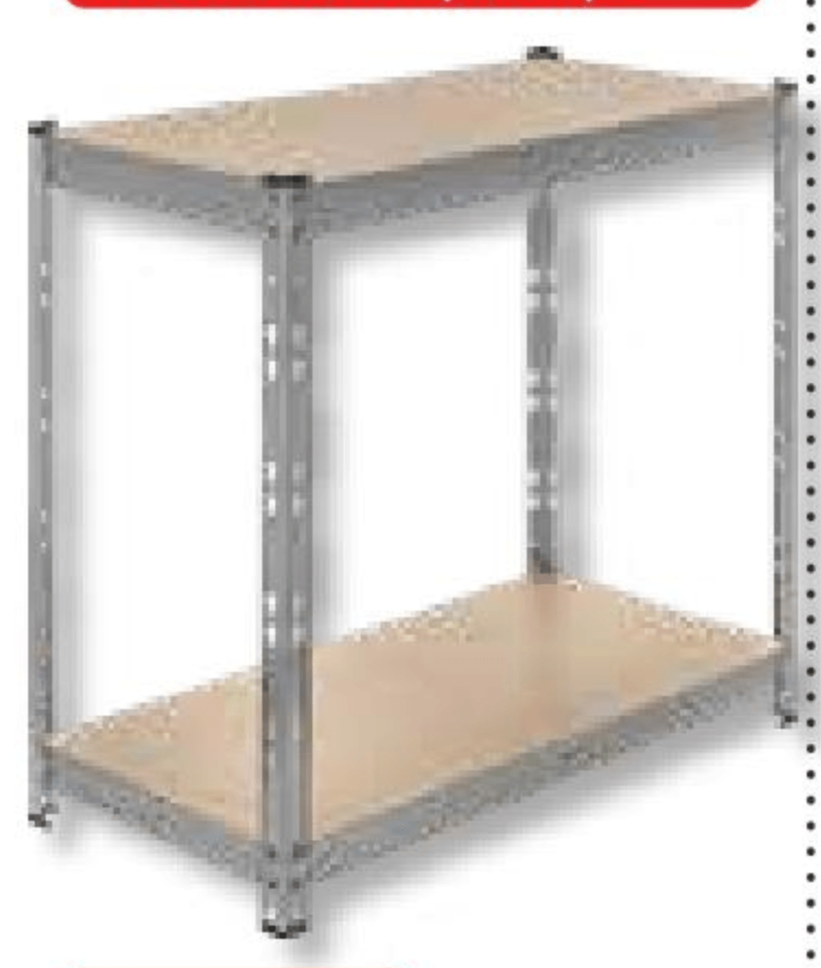 Kovinski regal - Akcija v trgovini Bauhaus