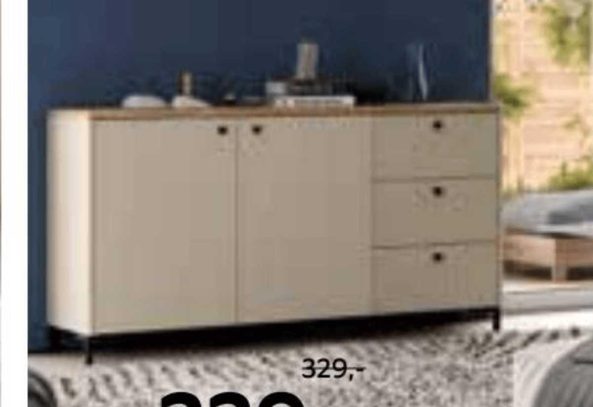 Komoda - Akcija v trgovini Lesnina