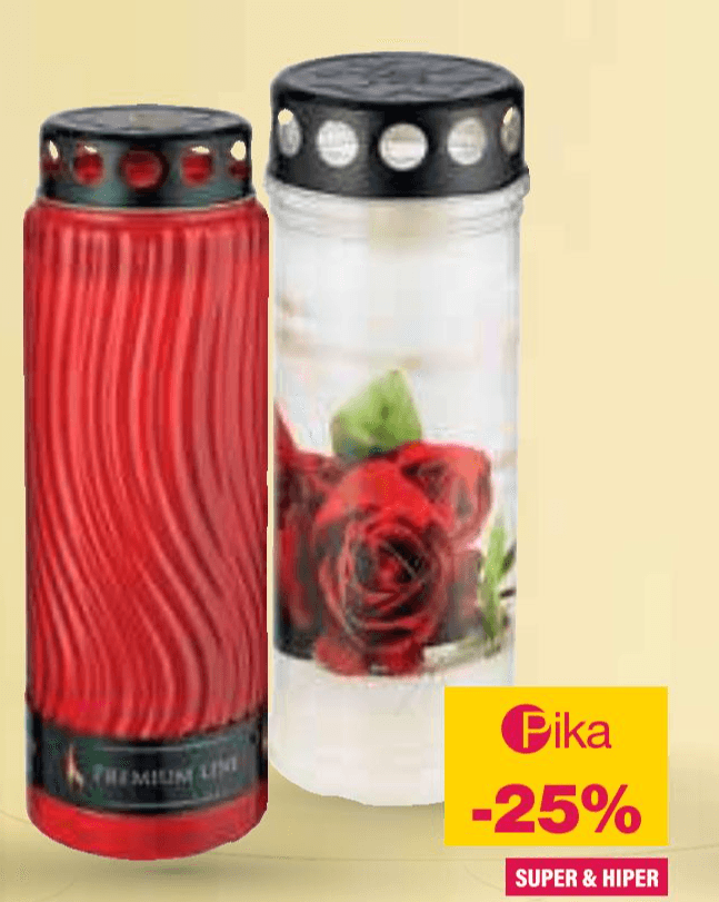 Sveča Jurkovič - Akcija v trgovini Mercator