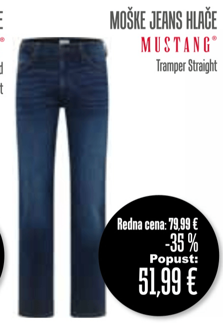 Moške jeans hlače MUSTANG - Akcija v trgovini Jager