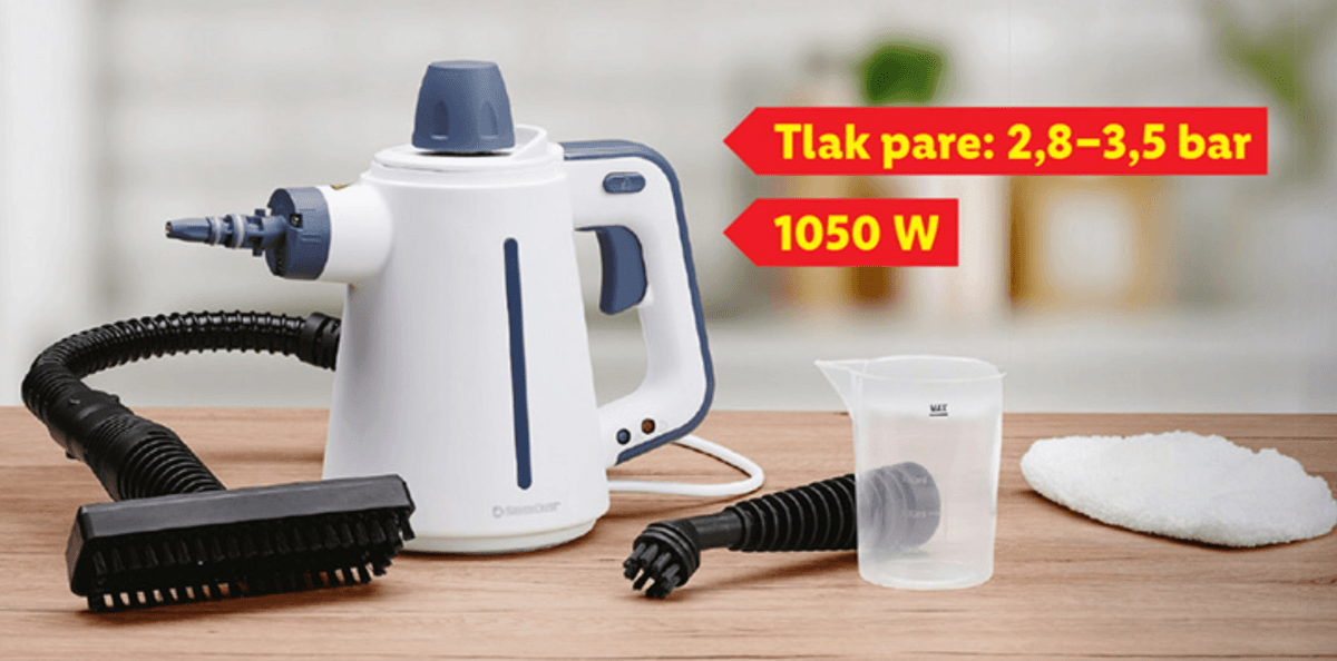 SILVERCREST Ročni parni čistilnik - Akcija u trgovini Lidl