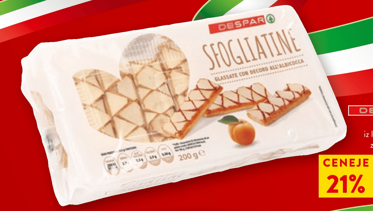 DESPAR Sfoglitine 200 g - Akcija v trgovini Spar