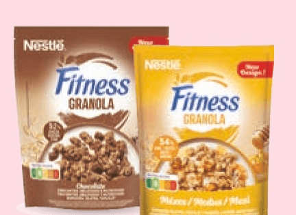 ŽITARICE NESTLÉ Fitness granola čokolada, 300 g, Fitness granola med, 300 g - Akcija v trgovini Spar