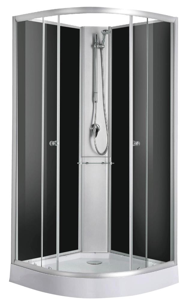 Kabina za prhanje s kadjo EVA 80 x 80 x 205 cm - Akcija v trgovini Pevex