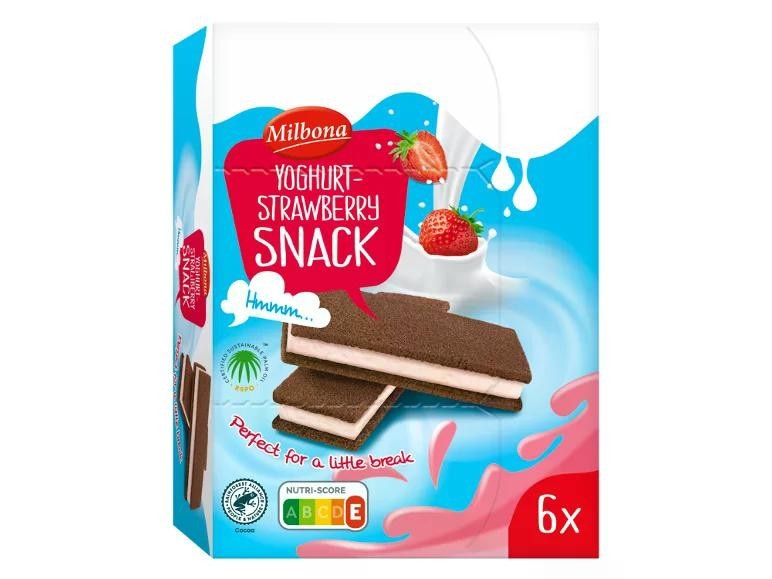 Milbona Biskvitna rezina 6 x 28 g Akcija v trgovini Lidl