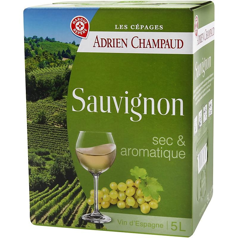 SAUVIGNON ADRIEN CHAMPAUD 5 l - Akcija v trgovini E.Leclerc