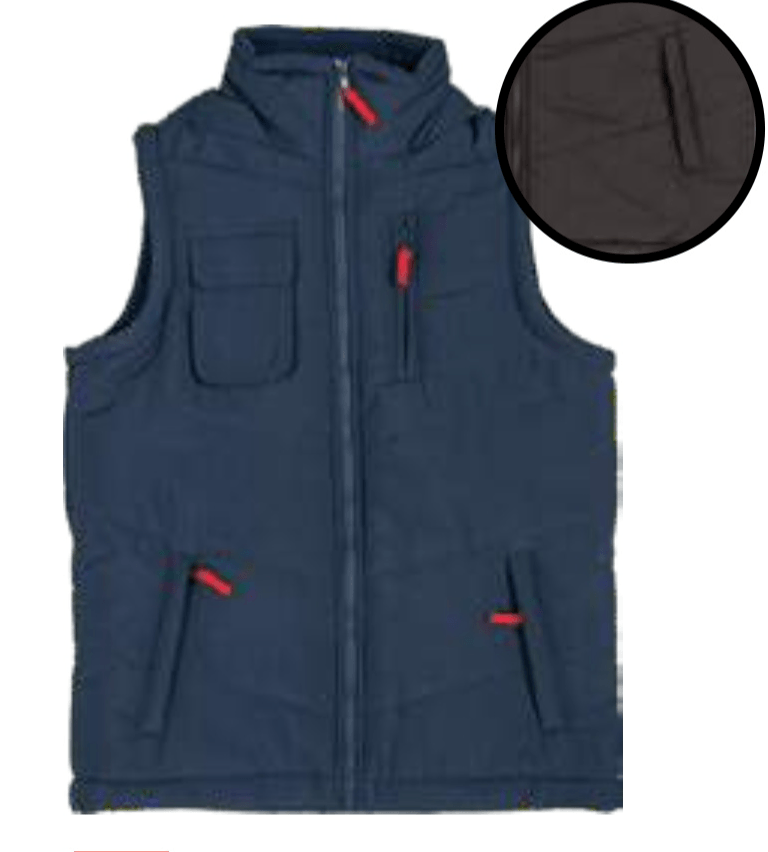 Moški Prešit Brezrokavnik TISSAIA - Akcija v trgovini E.Leclerc