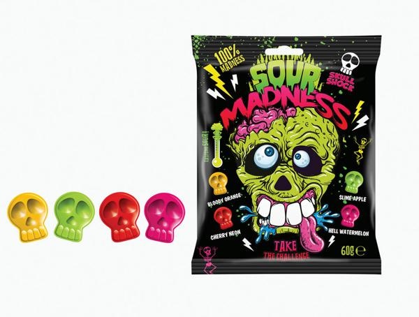 Kisli bonboni Sour Madness 60 g - Akcija v trgovini Mercator