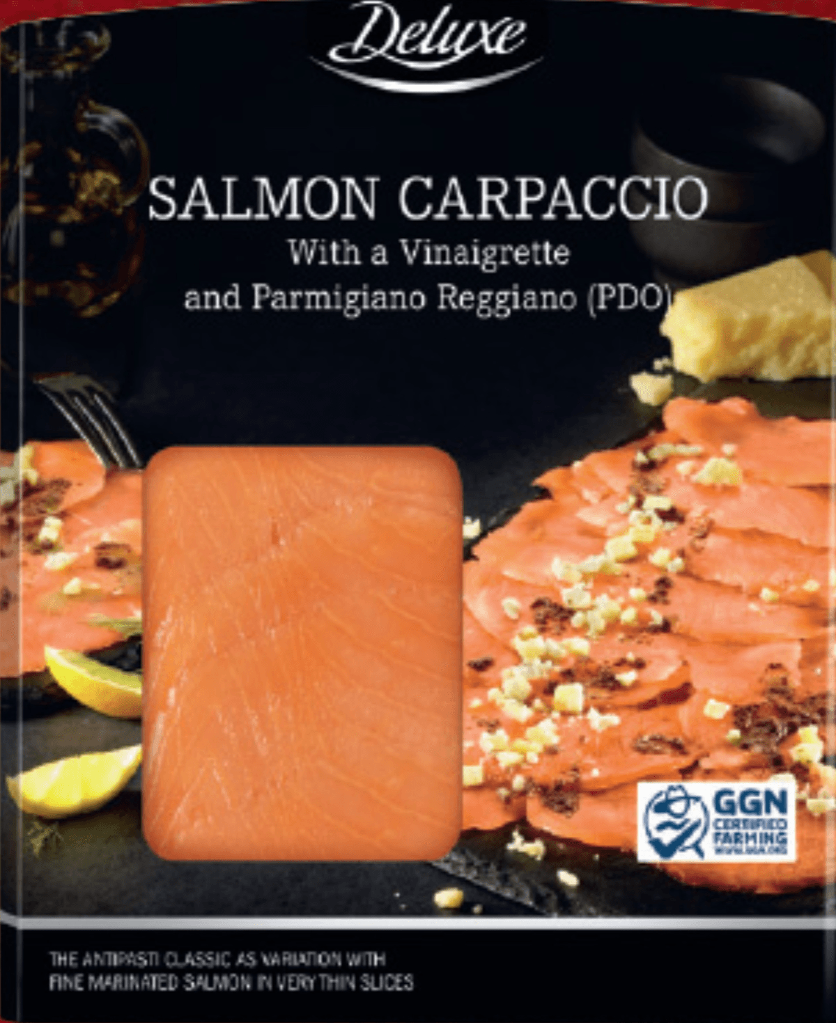 Deluxe Lososov „Carpaccio“ 123 g - Akcija v trgovini Lidl