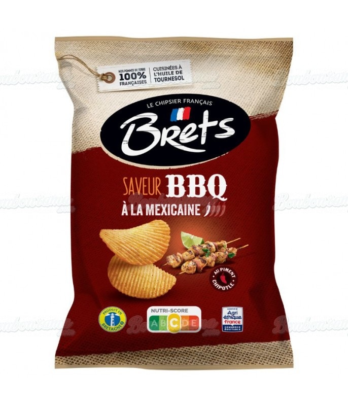 Rebrasti čips à la Mexicaine Brets 125 g - Akcija v trgovini E.Leclerc