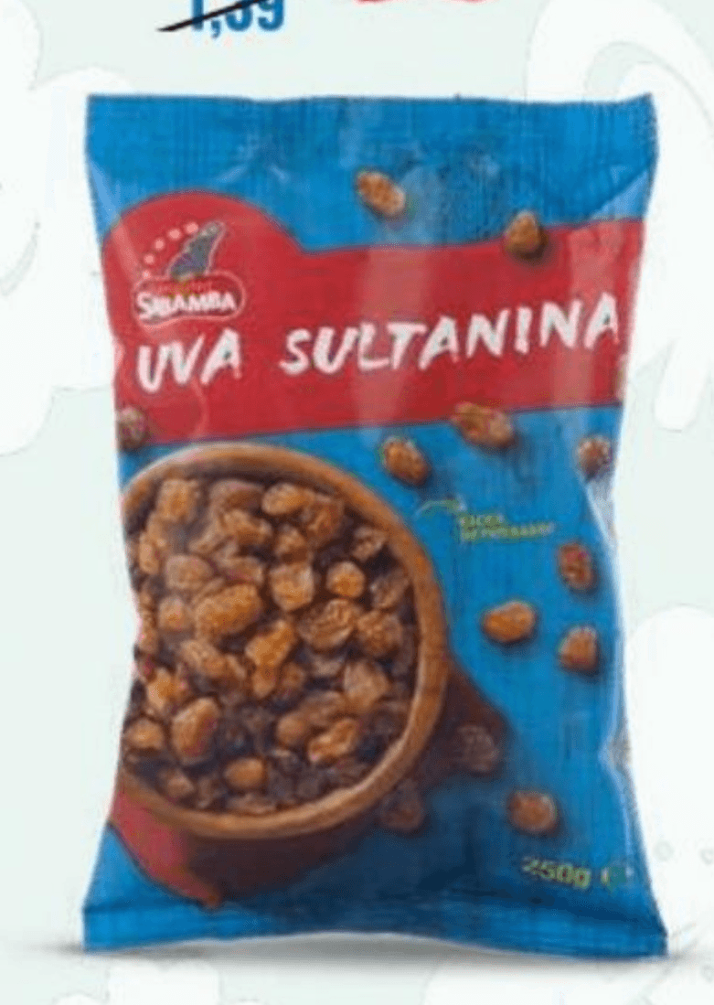 Rozine sultanine Sibamba 250 g - Akcija v trgovini Eurospin