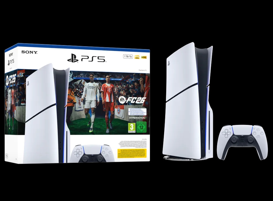 Igralna konzola PS5 E Chassis + FC26 PlayStation - Akcija v trgovini E.Leclerc