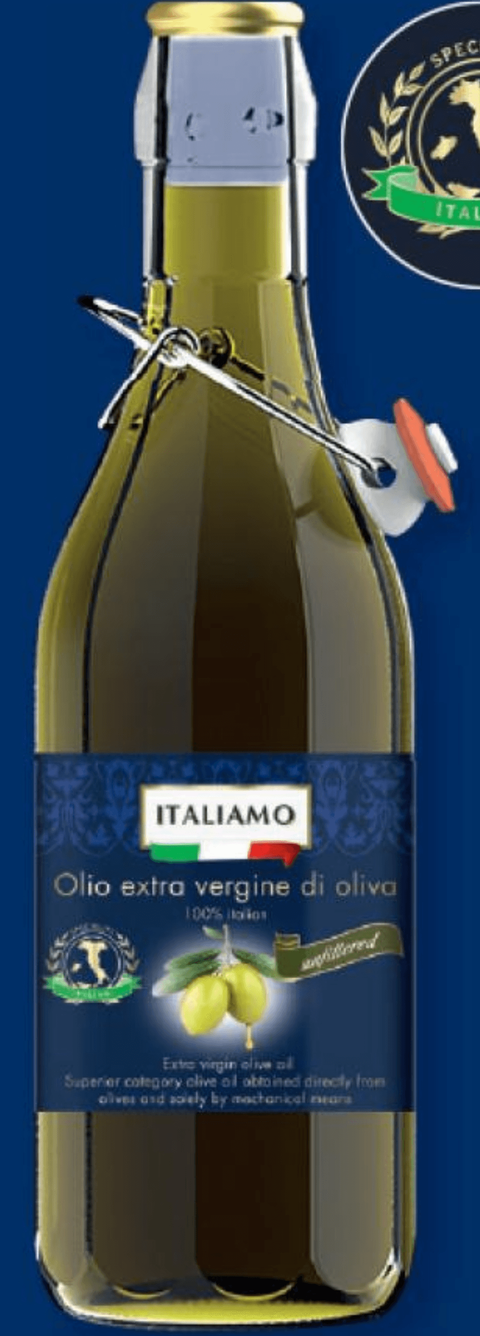 ITALIAMO Italijansko ekstra deviško oljčno olje 500 ml - Akcija v trgovini Lidl