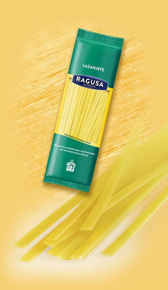 Testenine za lazanjo Ragusa 400 g - Akcija v trgovini Jager