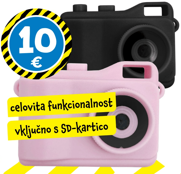Mini fotoaparat - Akcija v trgovini Tedi