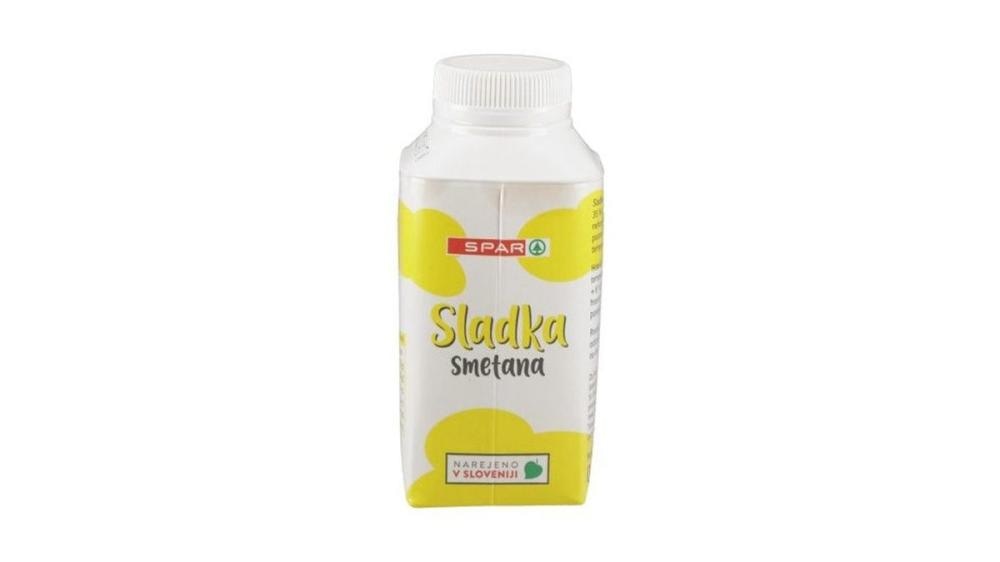 Sladka smetana 250 ml - Akcija v trgovini Spar