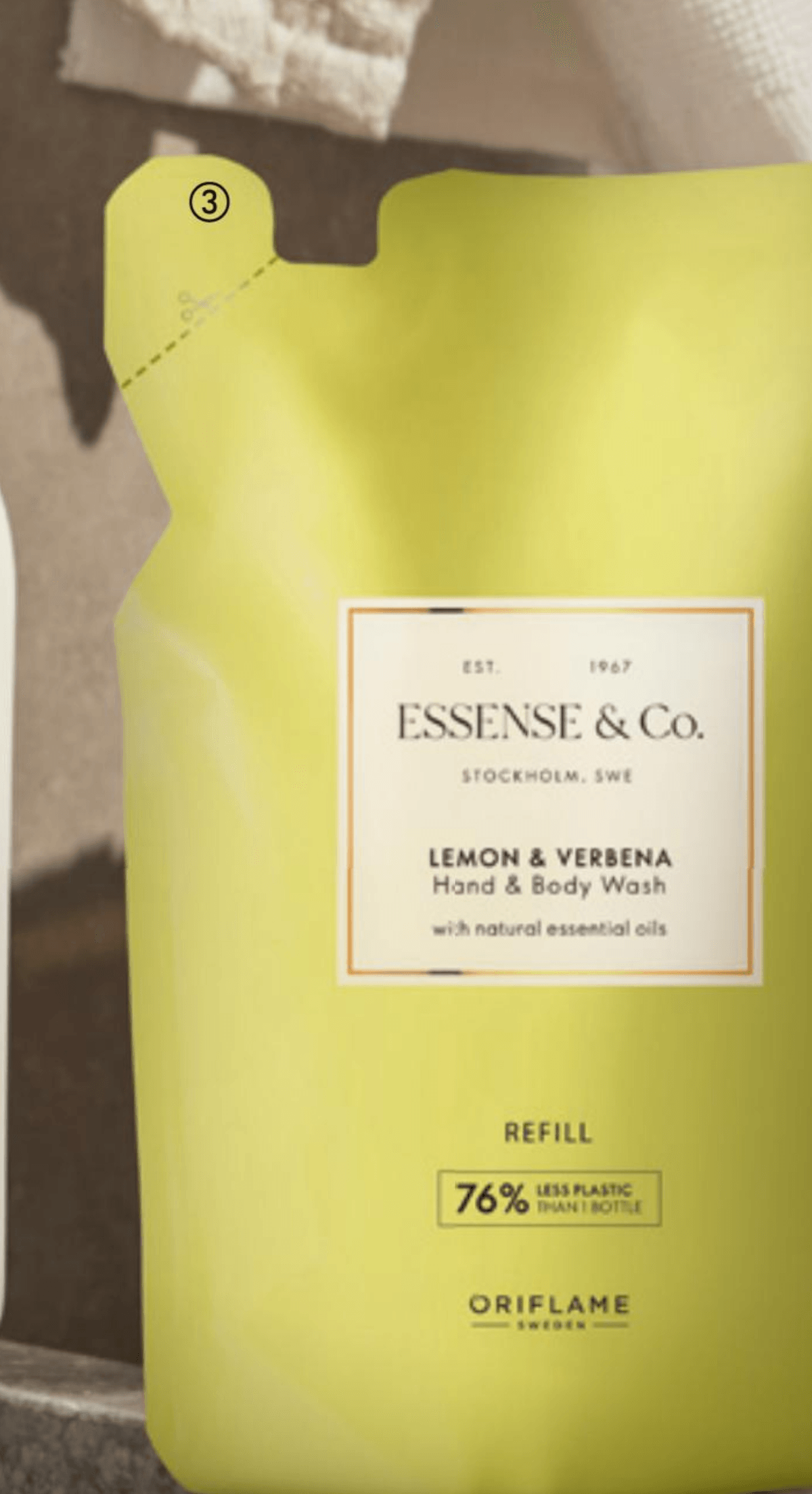 Essense&Co. tekoče milo za roke in telo Lemon & Verbena Refill 300 ml - Akcija v trgovini Oriflame
