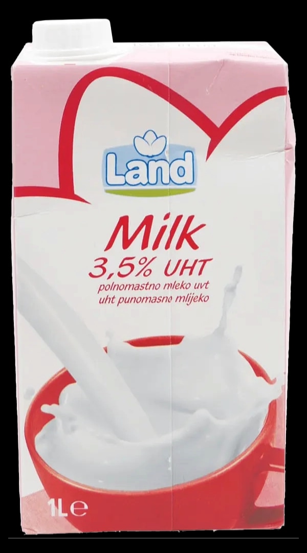 Polnomastno mleko S 3,5% M. M., z zamaškom 1 Le Land - Akcija v trgovini Eurospin