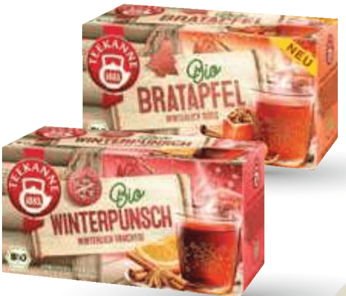 Čaj Teekanne 40,5 g, 41 g, 41,5 g - Akcija v trgovini Mercator