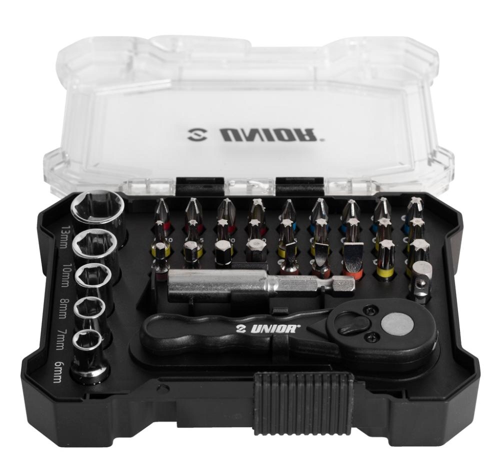 Garnitura vijačnih nastavkov Unior 35-kosov - Akcija v trgovini Merkur