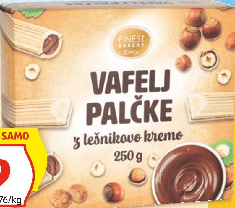 Finest Bakery Vafel palčke 250 g - Akcija v trgovini Hofer