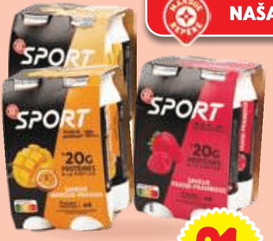 Proteinski napitek Sport 760 g - Akcija v trgovini E.Leclerc