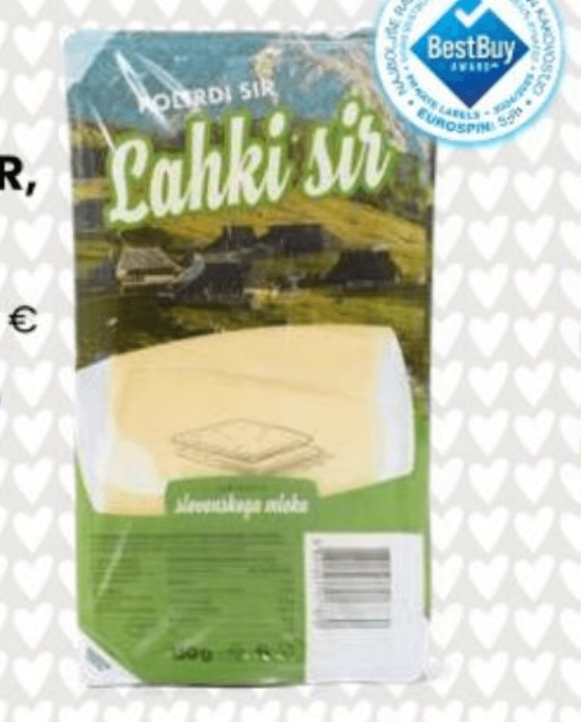 Lahki sir 150 g - Akcija v trgovini Eurospin