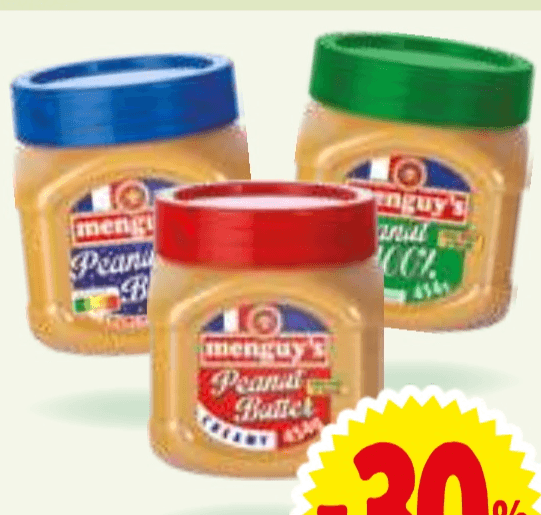 Menguy's Arašidov namaz 454 g - Akcija v trgovini E.Leclerc