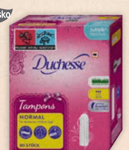 Duchesse tamponi normal 80 kosov - Akcija v trgovini Mueller