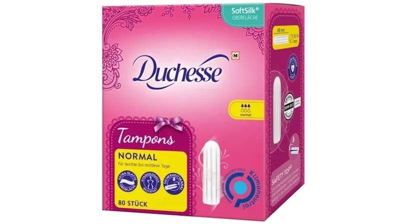 Duchesse tampons Akcija v trgovini Mueller