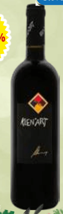 Kakovostno vino ZGP Cabernet Sauvignon Vinja 0,75 l Posestvo Klenar - Akcija v trgovini E.Leclerc