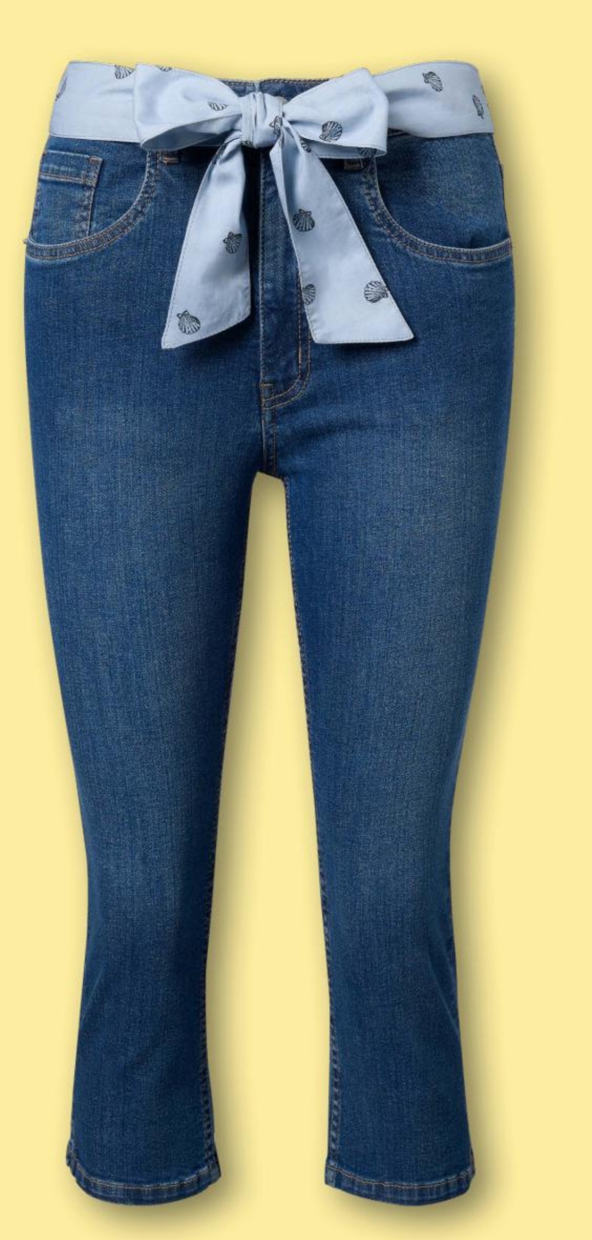 Ženske kapri hlače iz jeansa - Akcija v trgovini Kik