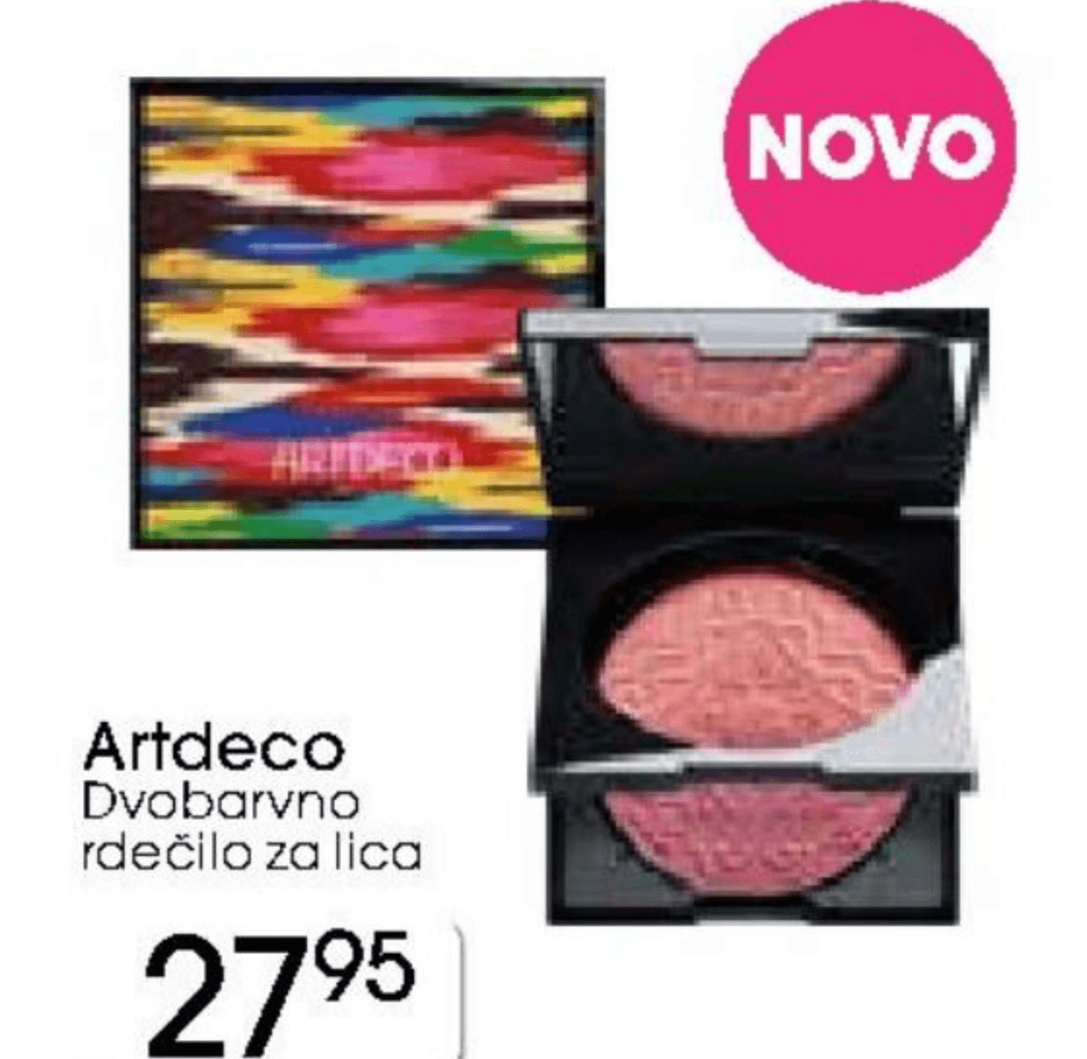 Artdeco Dvobarvno rdečilo za lica - Akcija v trgovini Tuš