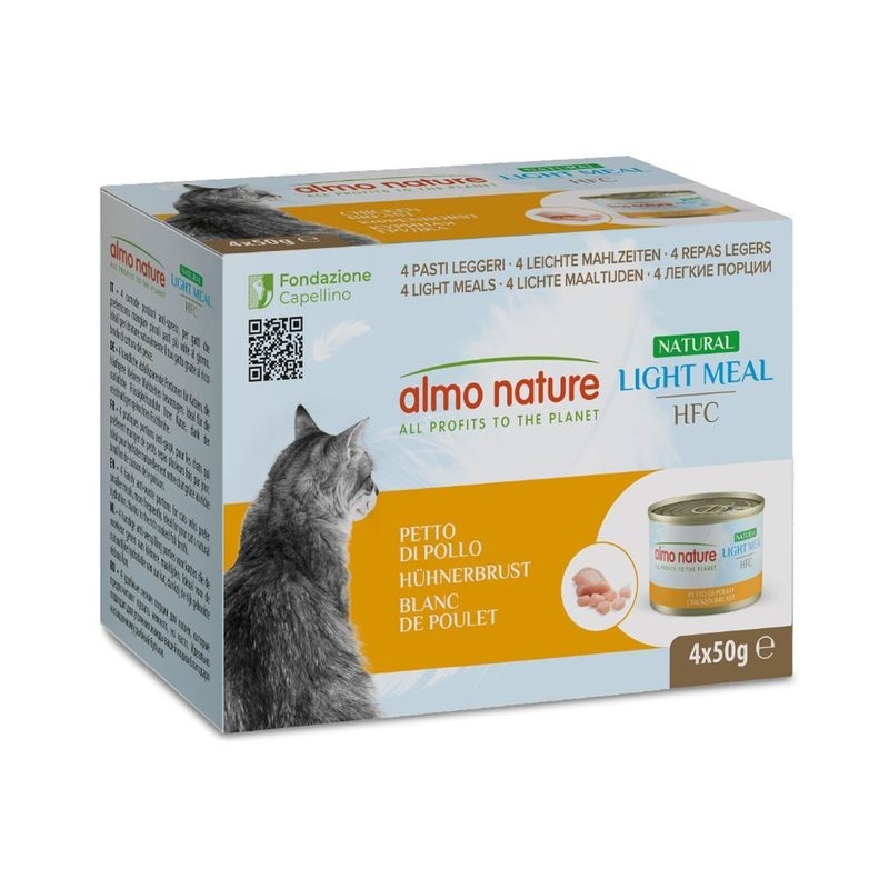 Pakiranje mokre hrane Almo Nature HFC Natural Light 4x50g - Akcija v trgovini Mr. Pet