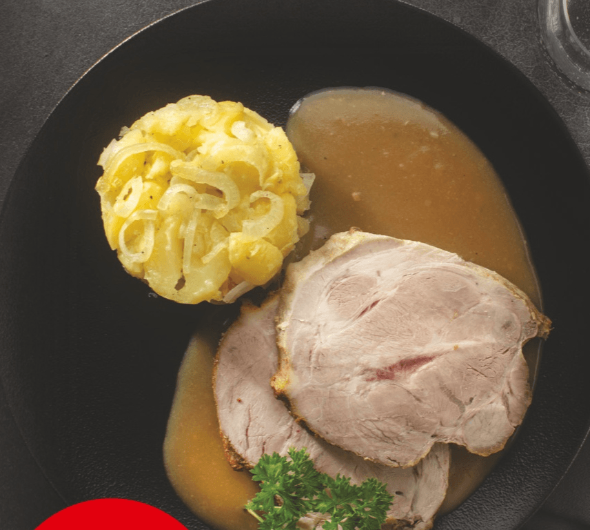 Pečen svinjski vrat - Akcija v trgovini Spar