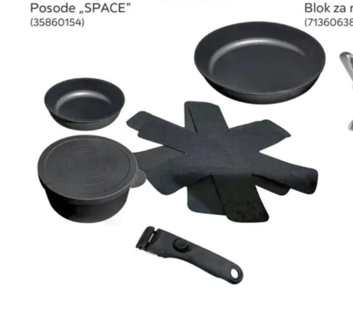 Posode „SPACE" 7-delni set - Akcija v trgovini Mömax