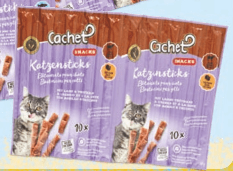 Cachet Priboljški za mačke 10 x 5 g - Akcija v trgovini Hofer