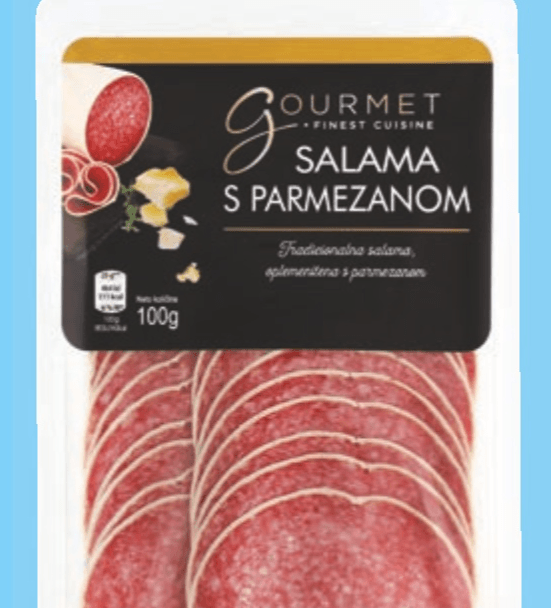 Gourmet Salama s parmezanom 100 g - Akcija v trgovini Hofer
