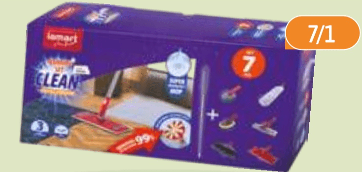 Lamart 7-delni čistilni set 7/1 - Akcija v trgovini E.Leclerc