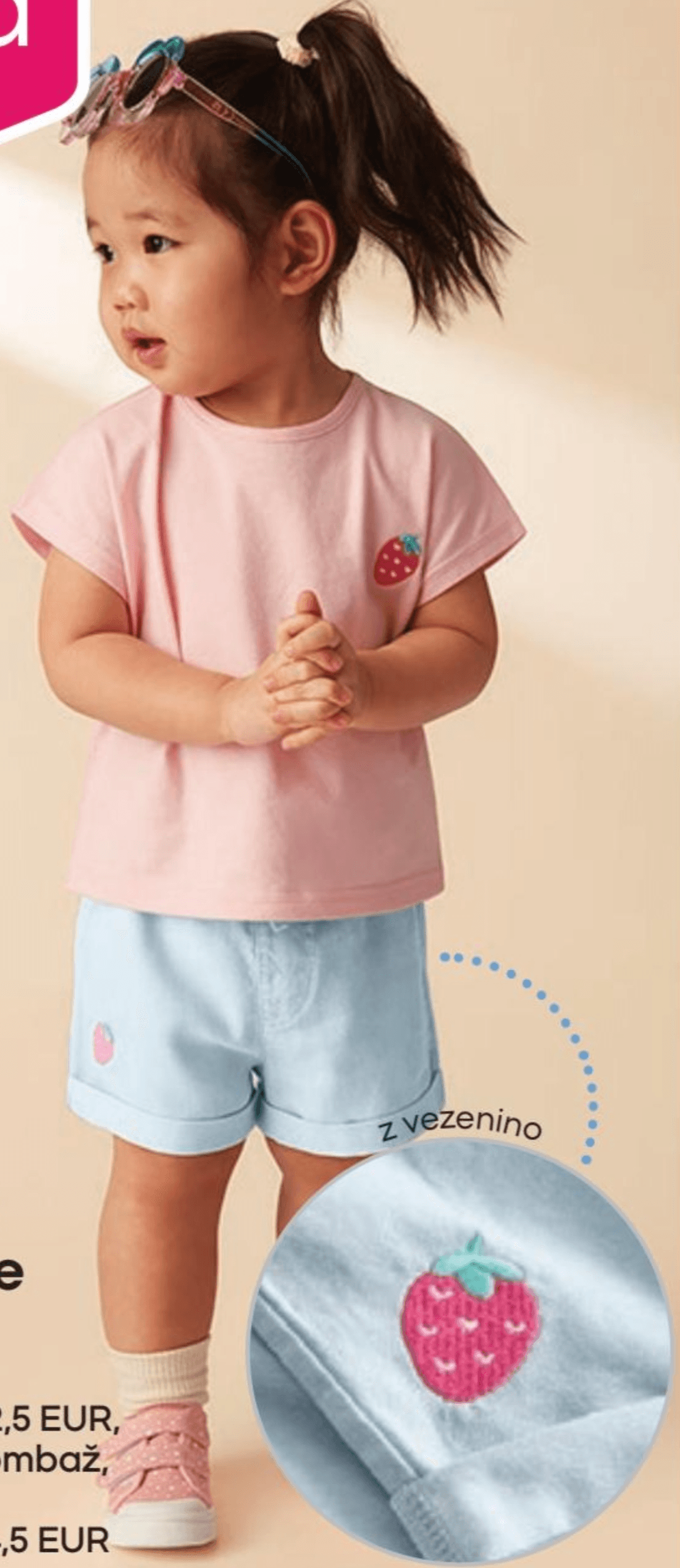 Kratke hlače iz jeansa za dojenčice - Akcija v trgovini Pepco