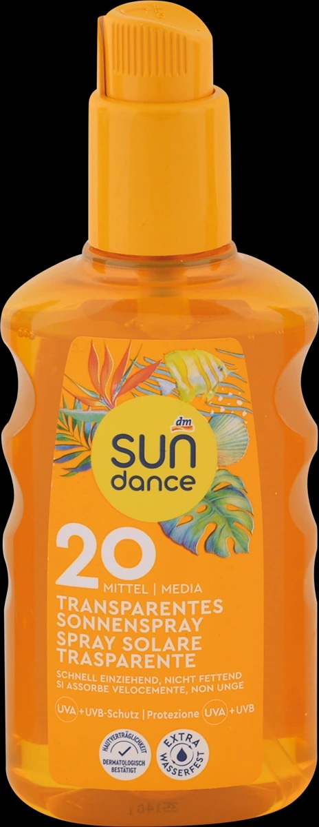sundance transparentni sprej za zaščito pred soncem 200 ml - Akcija v trgovini Dm