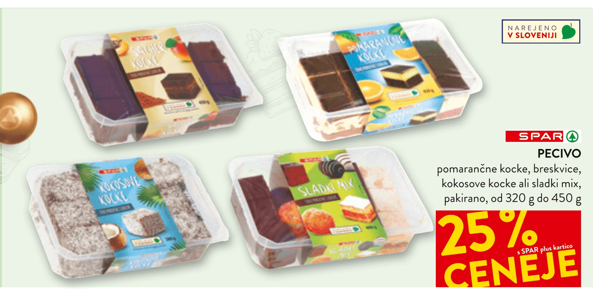 Spar Pecivo od 320 g do 450 g - Akcija v trgovini Spar