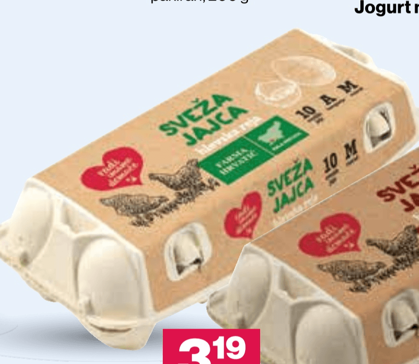 Jajca M 10/1 Radi imamo domače - Akcija v trgovini Mercator