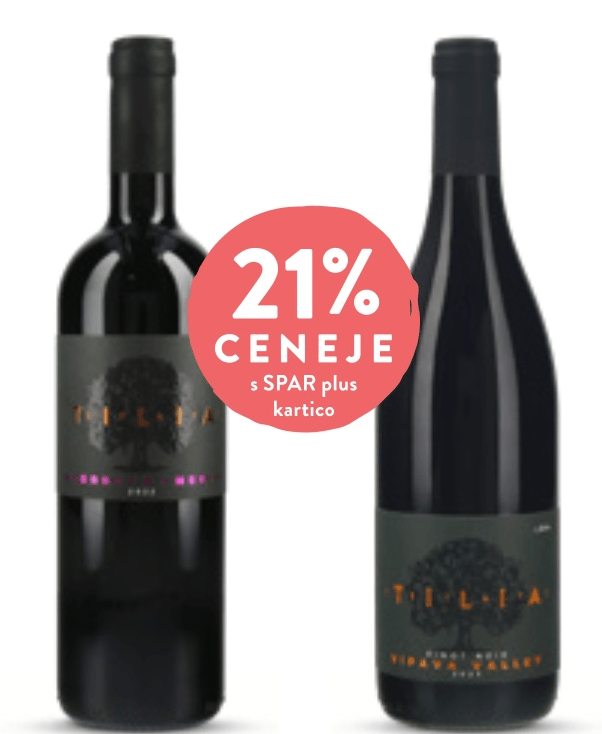 VINO PINOT NOIR 0,75 l Tilia - Akcija v trgovini Spar