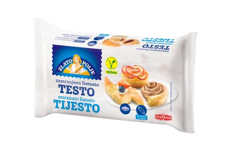 Zlato Polje Listnato testo 500 g - Akcija v trgovini E.Leclerc