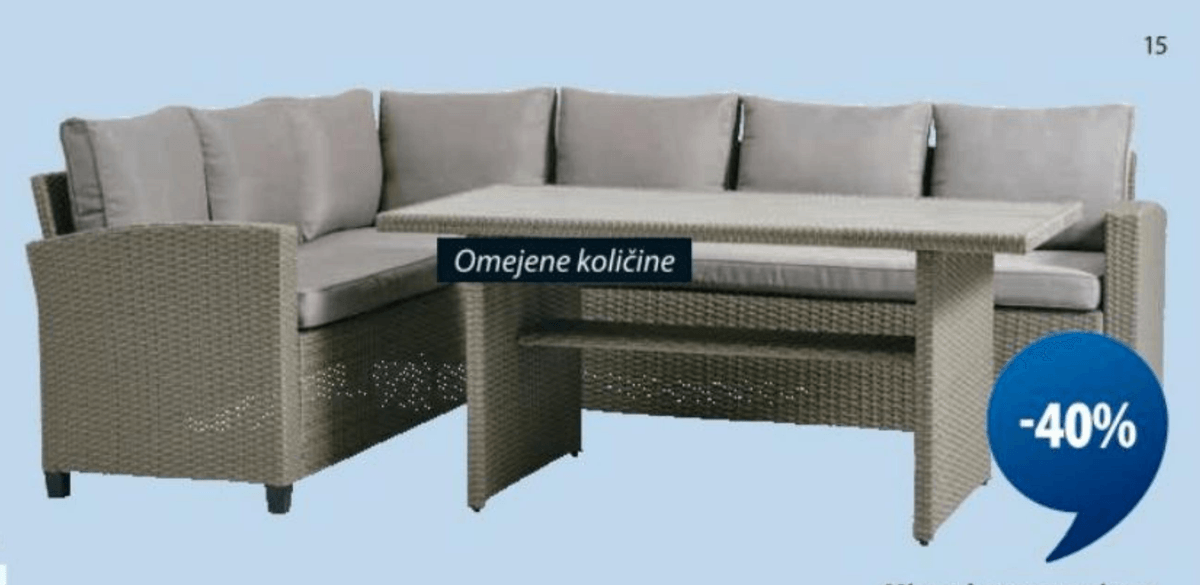 Vrtna garnitura AGERMOSE - Akcija v trgovini Jysk