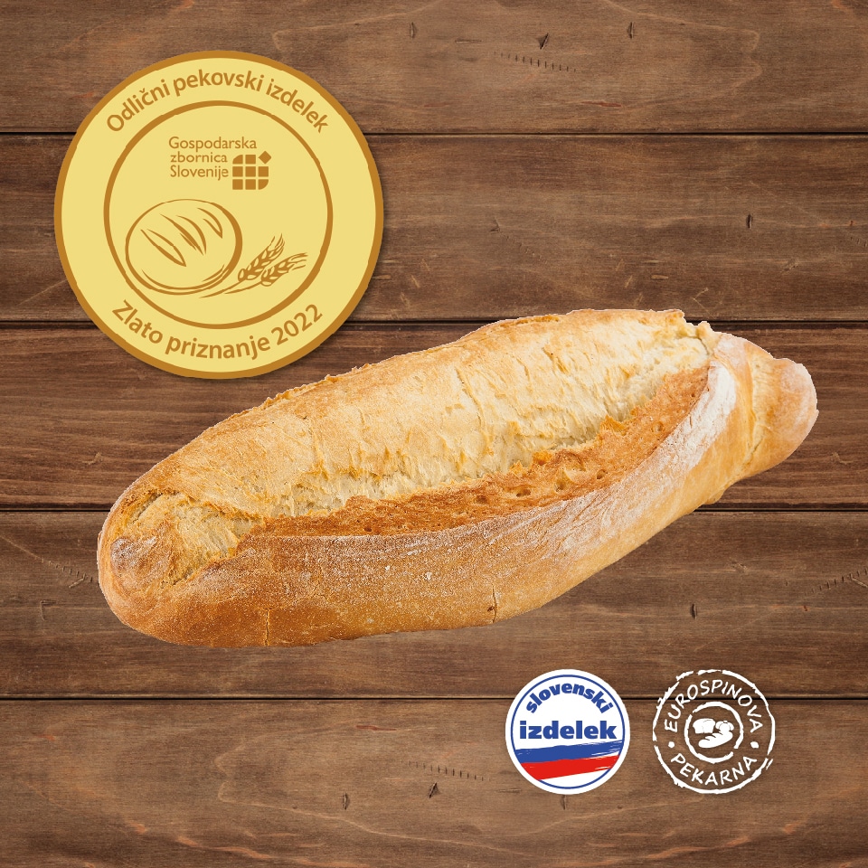 Bela rustikalna štruca 500 g Eurospinova Pekarna - Akcija v trgovini Eurospin