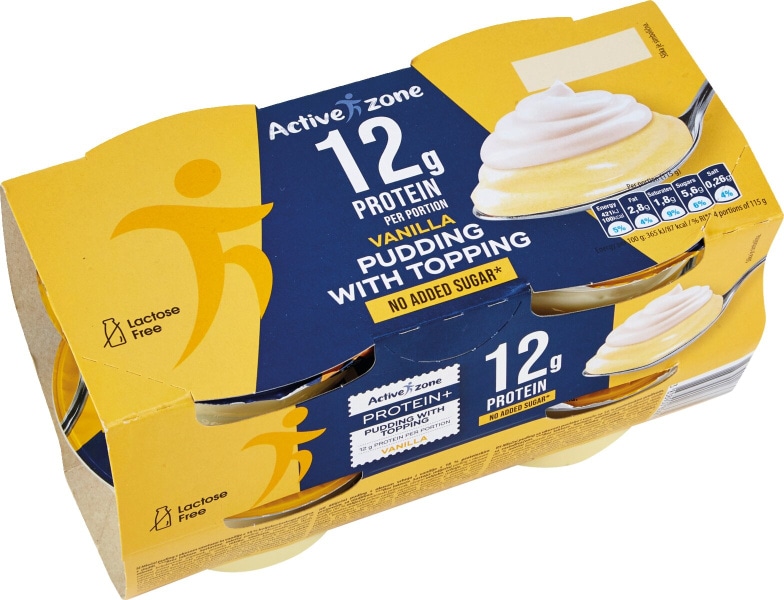 Proteinski puding Active Zone 4 x 115 g - Akcija v trgovini Mercator